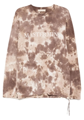 Mastermind World logo-printed T-shirt - Neutrals