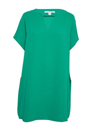 Diane Von Furstenberg Vintage V-neck short-sleeves mini dress - Green