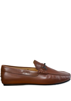 Tod's leather loafers - Brown