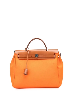 Hermès Pre-Owned 2023 Toile Herbag Zip 31 satchel - Orange
