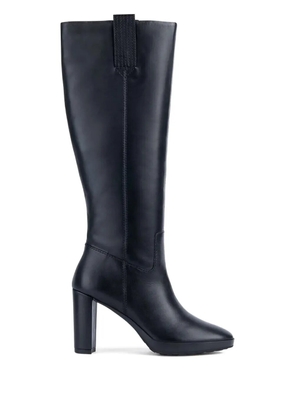 Geox block-heel knee-high boots - Black