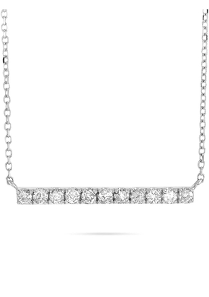 LB Exclusive 14K white gold diamond necklace - Silver