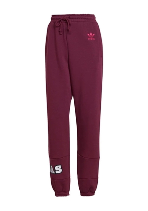 adidas logo-embroidered track pants