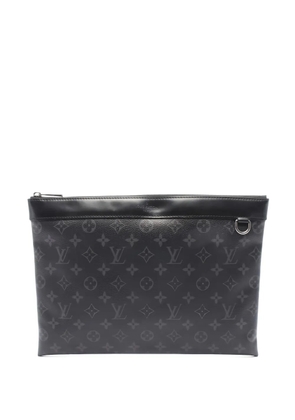Louis Vuitton Pre-Owned 2018 Discovery monogram clutch bag - Black