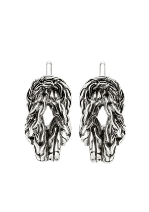 John Hardy Love Knot hoop earrings - Silver