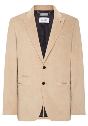 Philipp Plein velvet blazer - Neutrals