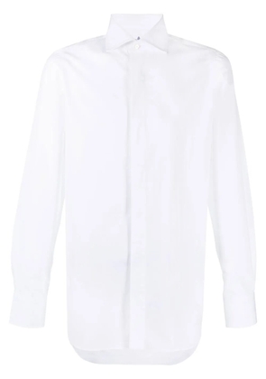 Finamore 1925 Napoli long-sleeve poplin shirt - White