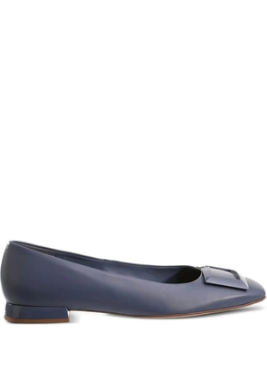 Hogl Coco buckle-embellished ballet flats - Blue