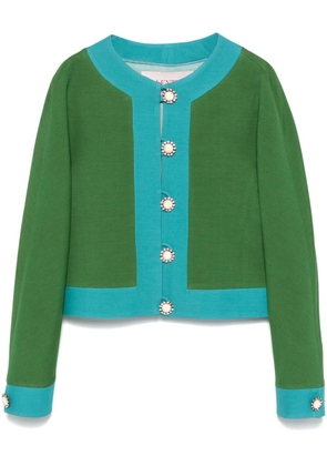 Valentino Garavani colourblock jacket - Green