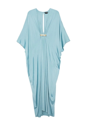 TOM FORD V-neck dress - Blue
