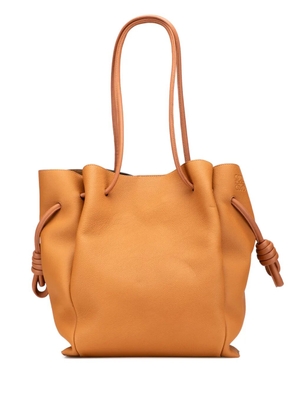 Loewe Pre-Owned 2018 Medium Leather Flamenco Knot tote bag - Brown