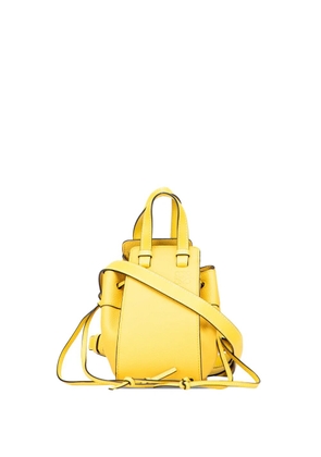 Loewe Pre-Owned 2019 Mini Grained Calfskin Drawstring Hammock Bag satchel - Yellow