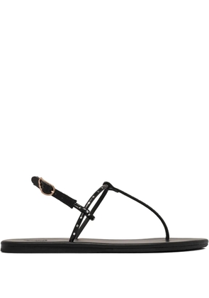 Ancient Greek Sandals leather sandals - Black