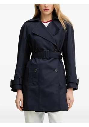 PINKO belted double-breasted trench coat - Blue