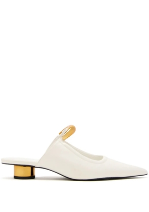 JW Pei Helena mules - White