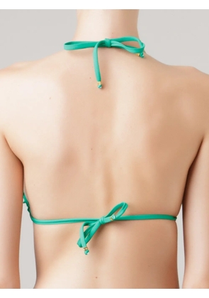 Amir Slama triangle bikini top - Green