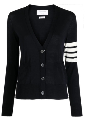 Thom Browne 4-Bar fine-knit wool cardigan - Blue