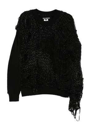 Junya Watanabe x Comme Des Garçons distressed jumper - Black