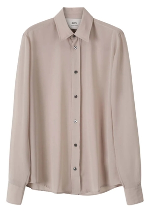 AMI Paris long-sleeve shirt - Neutrals