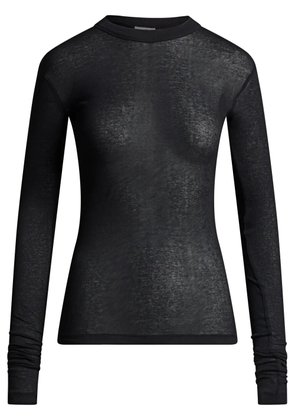 BITE Studios semi-sheer cotton T-shirt - Black