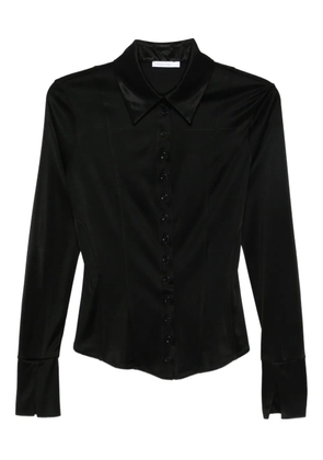 Patrizia Pepe pointed-collar blouse - Black