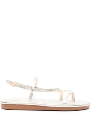 Ancient Greek Sandals Alethea flat leather sandals - Gold