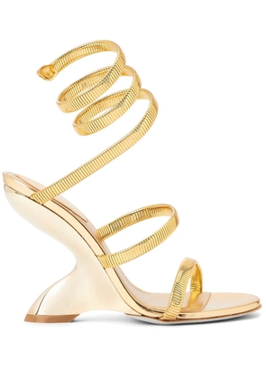 René Caovilla 105mm Symphony sandals - Gold