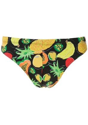 Amir Slama Frutas print trunks - Black