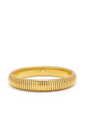 Nialaya Jewelry ribbed bracelet - Gold