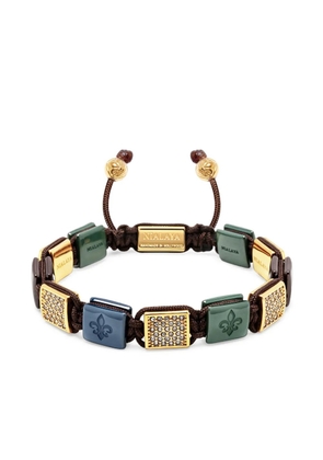 Nialaya Jewelry Ceramic Flatbead bracelet - Red