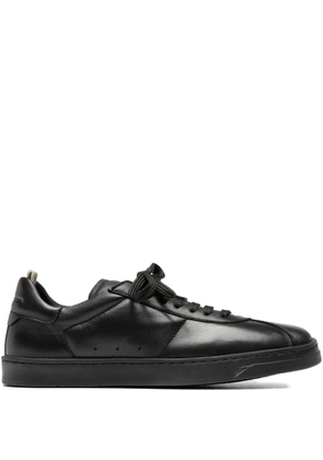 Officine Creative Karma leather low-top sneakers - Black