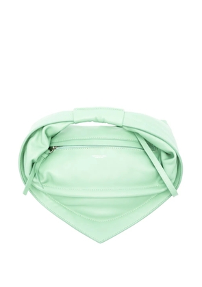 FEDERICO CINA mini Tortellino knotted triangular tote bag - Green