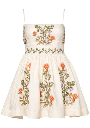 Agua By Agua Bendita Sapucaí Cultivo mini dress - White