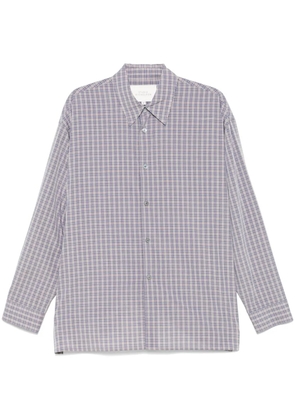 Studio Nicholson plaid-check shirt - Neutrals
