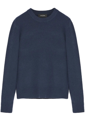 Yves Salomon crew neck knit jumper - Blue
