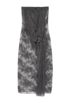 Christopher Esber floating lace dress - Grey