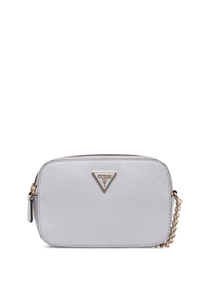 GUESS USA logo-plaque cross body bag - Purple