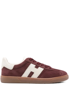 Hogan logo-patch sneakers - Red