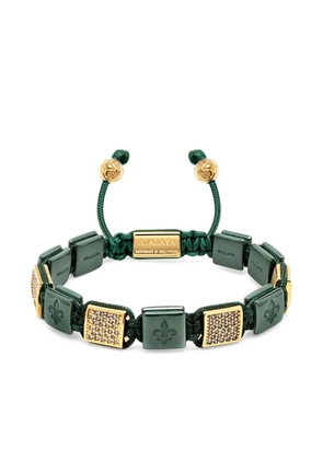 Nialaya Jewelry Ceramic Flatbead bracelet - Green