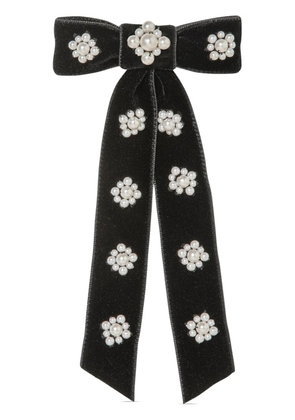 Jennifer Behr Lynette bow barrette - Black