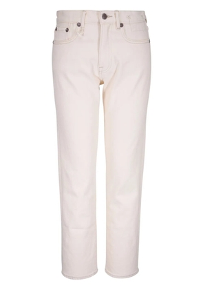 R13 straight-leg jeans - White