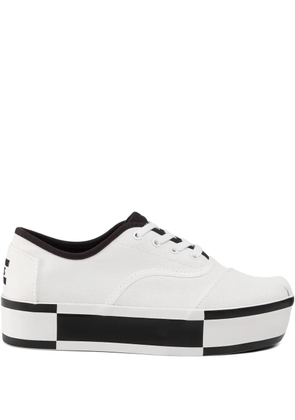 Toms Cordones Boardwalk 'White/Black' sneakers