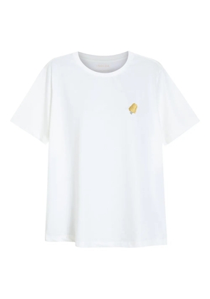 Isolda Caju embroidery T-shirt - White