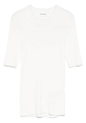 P.A.R.O.S.H. ribbed T-shirt - White