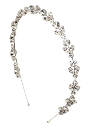 Jennifer Behr Kyra crystal-embellished headband - Silver