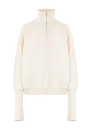 Max Mara embroidered-logo sweatshirt - Neutrals