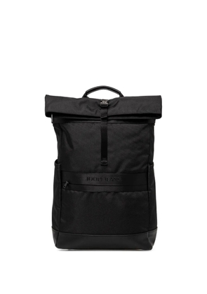 Joop! Modica Nuvola Jaron roll-top leather-base backpack - Black