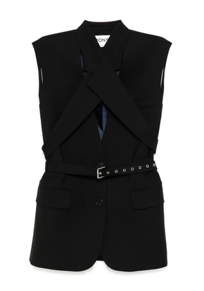 Monse belted gilet - Black