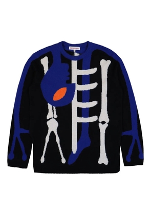 Walter Van Beirendonck Skeleton jumper - Black