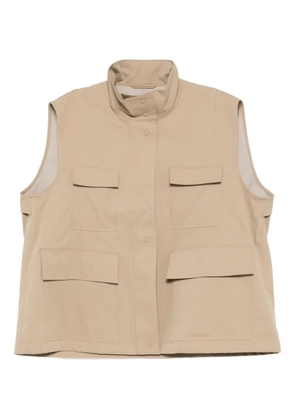 JNBY four-pockets military vest - Brown